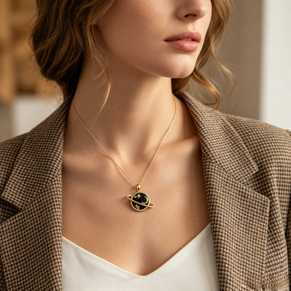 Celestial Orbit Pendant Necklace