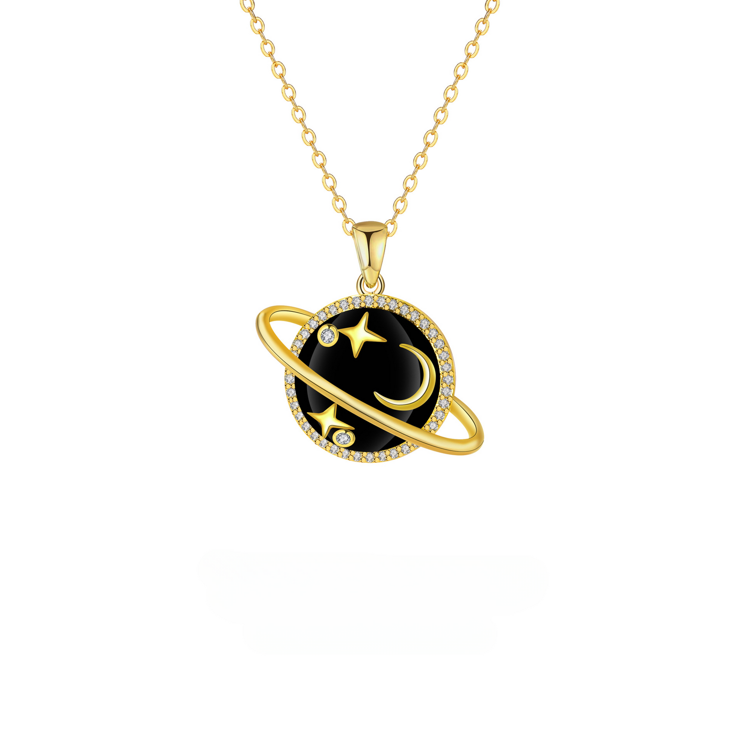 Celestial Orbit Pendant Necklace