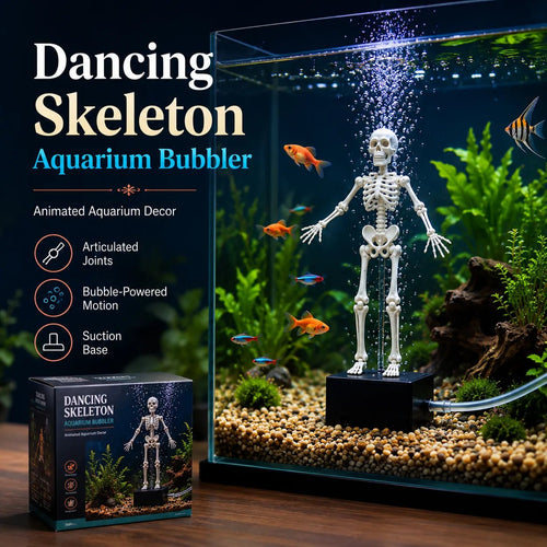🔥 60% OFF — Dancing Skeleton Aquarium Bubbler
