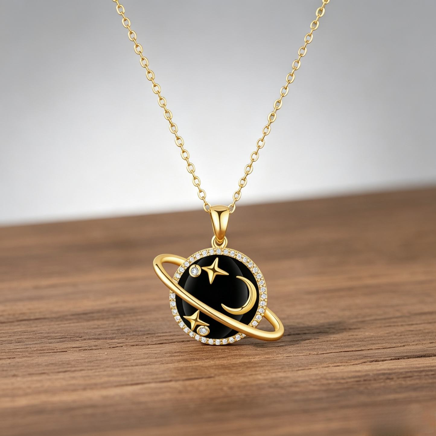 Celestial Orbit Pendant Necklace