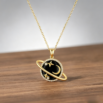 Celestial Orbit Pendant Necklace