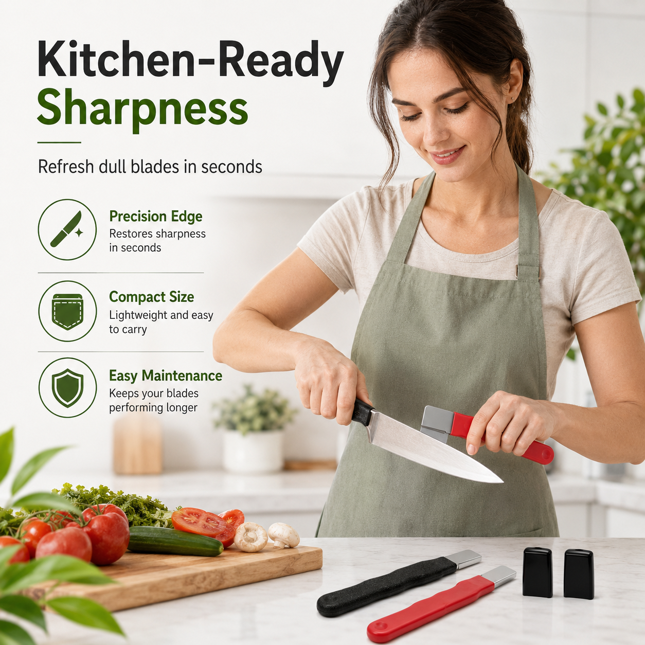 🔪BUY 1 GET 1 FREE — 10-Second Knife Sharpener —🔥 LIMITED-TIME OFFER