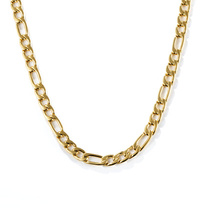 Elegant Classic Metallic Link Chain Necklace