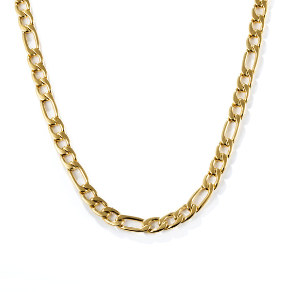 Elegant Classic Metallic Link Chain Necklace
