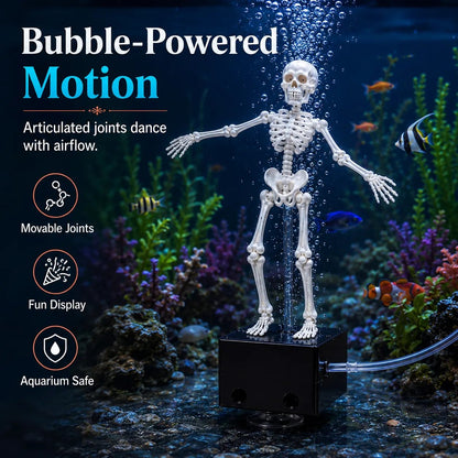 🔥 60% OFF — Dancing Skeleton Aquarium Bubbler