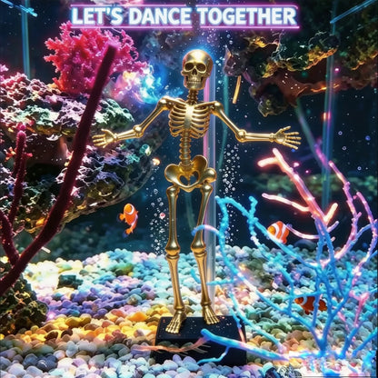 🔥 60% OFF — Dancing Skeleton Aquarium Bubbler