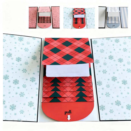 🥳2026 HOT SALE🥳💞50K+ SOLD! 🎁Creative Christmas Waterfall Gift Card Booklet