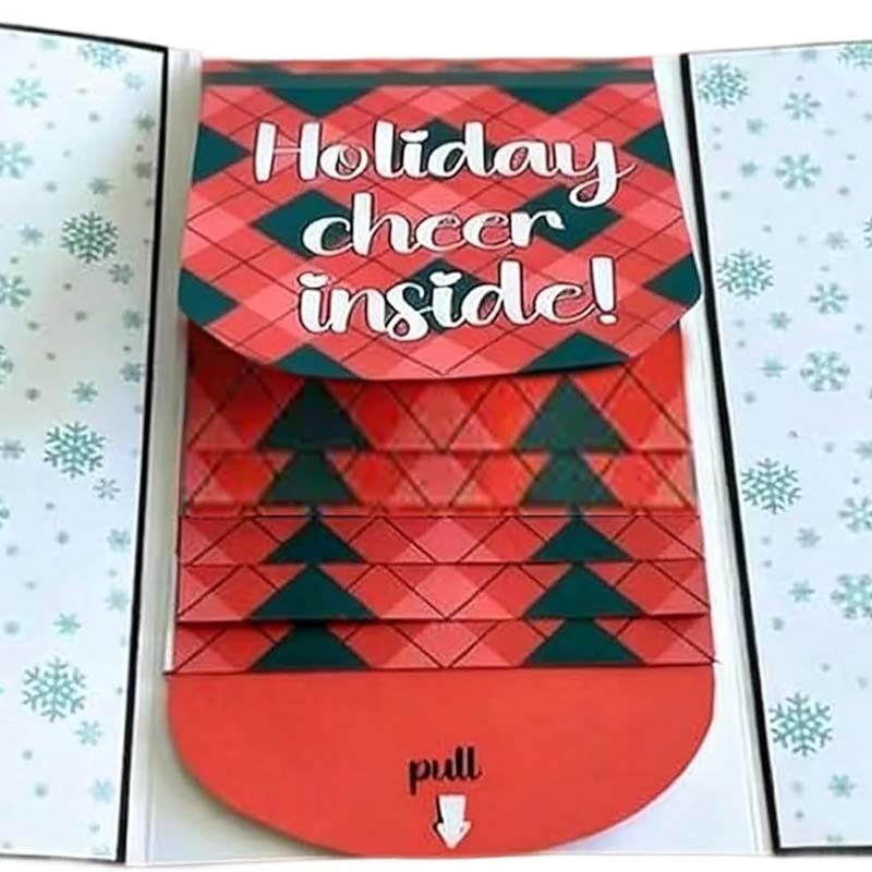 🥳2026 HOT SALE🥳💞50K+ SOLD! 🎁Creative Christmas Waterfall Gift Card Booklet