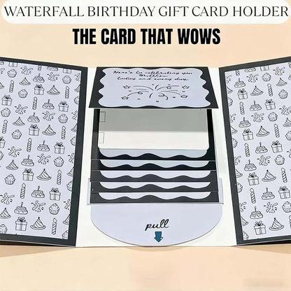 🥳2026 HOT SALE🥳💞50K+ SOLD! 🎁Creative Christmas Waterfall Gift Card Booklet