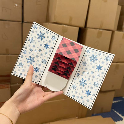 🥳2026 HOT SALE🥳💞50K+ SOLD! 🎁Creative Christmas Waterfall Gift Card Booklet