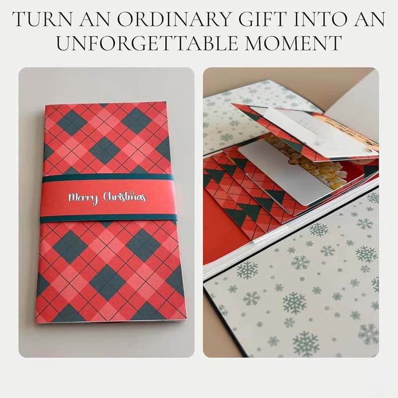 🥳2026 HOT SALE🥳💞50K+ SOLD! 🎁Creative Christmas Waterfall Gift Card Booklet