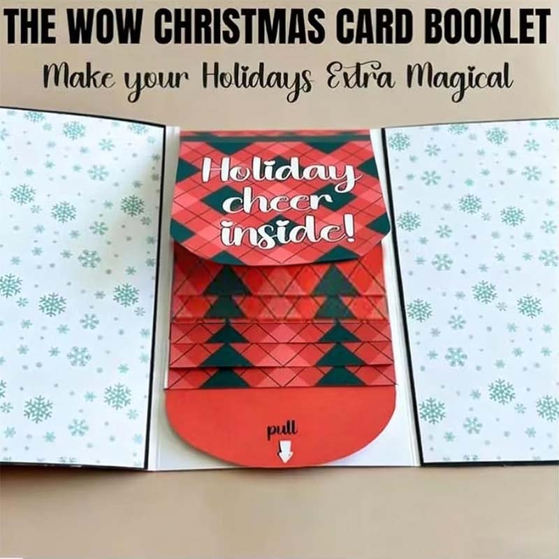 🥳2026 HOT SALE🥳💞50K+ SOLD! 🎁Creative Christmas Waterfall Gift Card Booklet